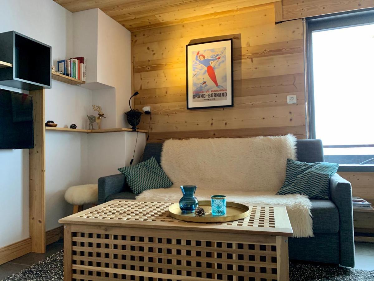 Bel Appartement Avec Vue Exceptionnelle Le Grand-Bornand Exterior foto